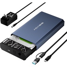MSP 6 Gbps Sabit Disk Muhafazası 3.5/2.5 Inç Sata SSD HDD Alüminyum USB C HDD Muhafaza 30 Tb, 3.5 Sabit Disk Muhafaza Uyumlu Macbookpro/hava//ps4