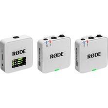 MSP Wireless Go (Gen 3) - Üçüncü Nesil, 32-Bit, Çift Vericili, Kayıt Özellikli Kablosuz Mikrofon Seti (Beyaz)