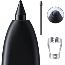 MSP Tab S10 Fe Plus S Pen Silikon Soft Kalem Ucu 1 Adet Siyah (Ürün Kalem Değildir)