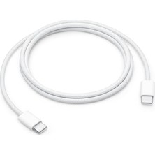 MSP Cihazları Için Usb-C Dokuma Şarj Kablosu, iPhone 16/15 Serisi, iPad Pro/air, MacBook (1m) Için 60W Hızlı Şarj