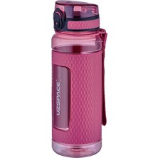 MSP Fiftyfifty 800ML -Büyük Boy- Tritan Su Matarası Silikon Korumalı Kaydırmaz Gövde Pembe