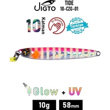 MSP Zoka, Suni Yem, Glow Uv Metal Jig, 10GR 5,8cm Tıde 10