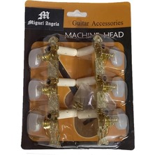 MSP Klasik Gitar Burgusu Burgu Seti 3 Sağ ve 3 Sol - Professional Guitar Classical Guitar String Tuning Pegs Machine Heads