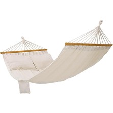 MSP GDC22M Hamak, Dış Mekan Çok Kişilik, Çubuk Hamak, 200 x 150 Cm, Tüv Rheinland, 300 Kg, Bej