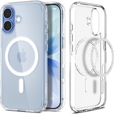 MSP iPhone 17 ile Uyumlu Magsafe Kılıf Ultra Hybrid Mag Fit Frost Sararmaya Dayanıklı Mat Beyaz Şeffaf Kapak - ACS10086 (Spigen Tr Garantili)