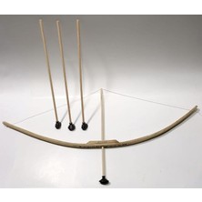 MSP Eğitici 75CM Ahşap Ok Yay Takımı +3 Vantuzlu Ok 30 mt Menzil Hassas Nişan Alma Güçlü Gergi