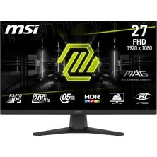 MSP Mag 272F 27 Inç 200Hz 0.5ms Full Hd Adaptive Sync Rapid IPS Gaming Monitör