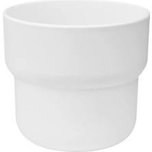MSP Förenlıg Bitki Saksısı, 9 Cm, Iç/dış Mekan Beyaz