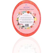 aklow akyoleticaret Doğal El Yapımı Nar Özlü Sabunlu Vücut Duş Süngeri 125 G