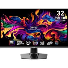 MSP 31.5" Mpg 321URX Qd-Oled, Gaming Monitör, Uhd, 16:9, Flat, Qd-Oled, 240Hz, 0.03MS, G-Sync Compatible