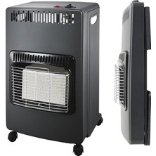 MSP Iç Mekan Isıtıcı Eko BL4200C, Katlanır Oda Isıtıcısı, Piezo Çakmak, Güvenli Bağlantı Seti Dahil Lpg'li Isıtıcı, 3 Isı Kademeli, Tekerlekli, Siyah