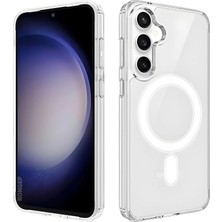 MSP Samsung Galaxy S25 Fe Için Şeffaf Kılıf Mag-Clear Güçlü Manyetikli [magsafe ile Uyumlu] S25 Fe Koruyucu Sararmaya Dayanıklı Darbe Emici Pc+Tpu Hibrit Tasarım Samsung S25 Fe Kılıfı
