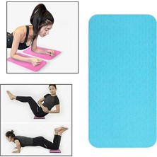 MSP Yoga Diz Dirsek Destek Yastığı Kaymaz Mat 10 mm Çift Renk Mavi-Turkuaz