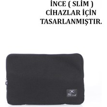MSP Club 13''-13,3'' Inç File Sünger Slim Macbook ve Laptop Kılıf Ince Tasarım Siyah