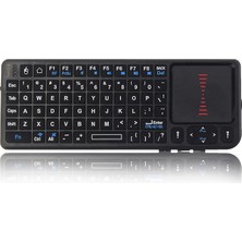 MSP Teknoloji Mini Kablosuz Klavye, Siyah, Lazer Işaretleyici, 35 Metre Menzilli, USB Type-C, 151X91X12.5MM, Tv/ps4/ps5/xbox/projeksiyon Uyumlu