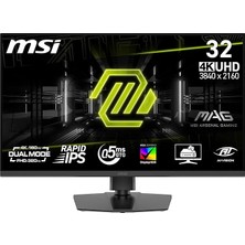 MSP 31.5 Mag 322URDF E16, Gaming Monitör, Uhd, 16:9, Flat, Rapid Ips, 160Hz, 0.5ms, Freesync Premium