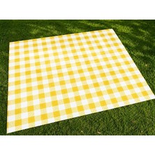 MSP Tek Kullanımlık Piknik Örtüsü, Su Geçirmez, Hafif ve Taşınabilir, 140X160 cm (Sarı)