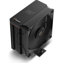 MSP A40 Cpu Hava Soğutucu Dijital Ekranlı Tek Kule Cpu Soğutucu, 4 Isı Borusu, Sessiz 120MM Fdb Fan, Yüksek Verimli Radyatör, Amd Am4/am5 Için Cpu Soğutma Fanı, Intel Lga 115X/1200/1700/1851, Bk