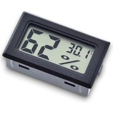 MSP LCD Dijital Elektronik Siyah Termometre Higrometre Sıcaklık Nem Ölçer (Kablosuz)