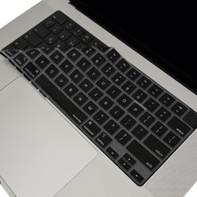 MSP MacBook Us Ingilizce Klavye Koruyucu Ansı Amerikan Enter M1-M5 | A2681 A3113 A3240 A3449 A2941 A3241 A2442 A2779 A2992 A2485 A2991 | Keyboard Cover Touch Id Siyah