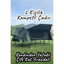 MSP Kamp - Portatif Kampetli Fonksiyonel Çadır 2 Kişilik - Asker Yeşili