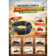 MSP Metre 16MM Deliksiz Damla Sulama Hazır Set – 50 Ağaç Uyumlu (HS0002)