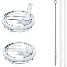 MSP Paket Stanley Kapak Değiştirme 1,134 G, Sızdırmaz ve Açılır Hasır Kapaklı, Stanley Bardak Aksesuarları, Stanley Quencher H2.0 Için 1,134 G Bardak (Yalnızca), Bpa Içermez (Beyaz)