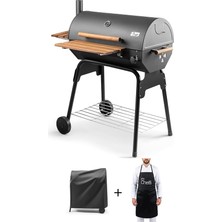 MSP Kömürlü Barbekü Mangal (Önlük ve Kılıf Hediyeli)