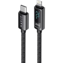 MSP CB6246 PD20W Type-C To Lightning (Iphone) Göstergeli Şarj Kablosu