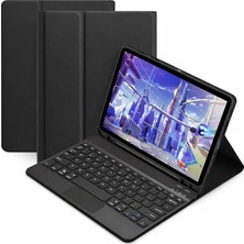 MSP Honor Pad X9A 11.5 Inch Tablet Için Bluetooth Touchpad Klavye + Standlı Kılıf - Bkk5 (Mavi)