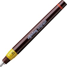 aklow akyoleticaret Isograph Teknik Çizim Kalemi, 0,35 Mm, Siyah Mürekkep
