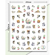 aklow akyoleticaret Tırnak Süsleme Dekoru Sticker