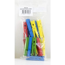 aklow akyoleticaret Ahşap Mandal Renkli 45 mm
