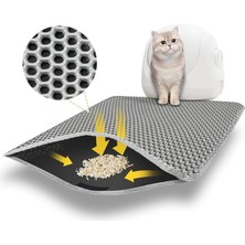 aklow akyoleticaret Elekli Kedi Tuvalet Önü Kumu Paspası 65X45 cm