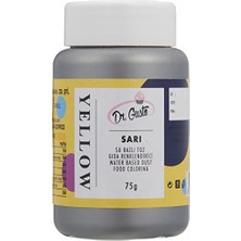 aklow akyoleticaret Su Bazlı Toz Gıda Boyası Sarı 75 G
