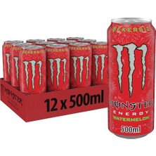 aklow akyoleticaret Kutu, Watermelon Enerji Içeceği 12X500 ml