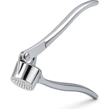 aklow akyoleticaret Metal Sarımsak Ezici, Paslanmaz Çelik, Ergonomik Saplı, Dayanıklı, Pratik Sarımsak Presi
