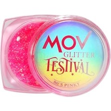 aklow akyoleticaret Krem Glitter Festival No:9 80S Pinky – Pembe Simli Krem Glitter – Yüz & Vücut Için Kalıcı Parlak Makyaj; 6 G