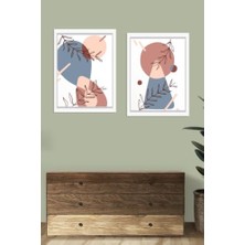 aklow akyoleticaret Beyaz Yapışkanlı Sök-Tak Duvar Çerçevesi, 20X30 Cm, 2'li Set