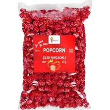 aklow akyoleticaret Doğal Çilek Parçacıklı Karamelli Patlamış Mısır/popcorn 130 G.