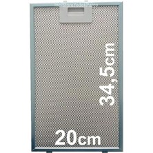 MSP LC65KAJ60T Uyumlu Davlumbaz Filtresi 20X34,5 cm Aspiratör Yağ Filtresi E37