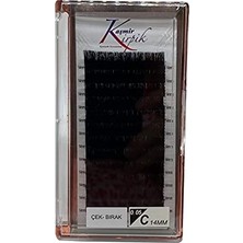 aklow akyoleticaret C Kıvrım Tek Boy Kirpik, 0.05 Mm, 14 Numara