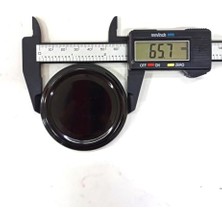 aklow akyoleticaret 66 mm Dış Çap, 62 mm Iç Çap, 64LÜK Cam Şişe Konserve Kavanoz Kapağı Silikonlu Küçük Metal Kapak, 10 Adet