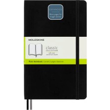 aklow akyoleticaret Defter; Yumuşak Kapak Expanded Siyah (Çizgisiz, 13X21)
