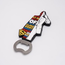aklow akyoleticaret Superman - Clark Kent Collectible Lisanslı Manyetik Şişe Açacağı