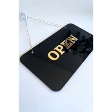 aklow akyoleticaret Open/closed Kapı Tabelası, Tüm Işletmeler Için Şık ve Sade Tasarım