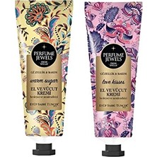 aklow akyoleticaret El ve Vücut Kremi Warm Sugar ve Love Kisses 50 ml Tüp