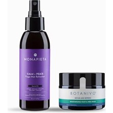 aklow akyoleticaret Yoga Namaste Seti, Yoga Matı Temizleme ve Aura Spreyi, Rahatlatıcı Ayak Spa Balmı, 2'li Set