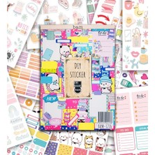 aklow akyoleticaret Girl Power My Dıy Sticker Book 24 * 17 cm 16 Sayfa Özel Tasarım Rengarenk Sticker Kitabı