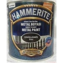 aklow akyoleticaret Siyah Çekiçlenmiş Metal ve Çelik Kapı Boyası, 0,75 L